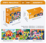 Panda Juniors - Level Up puzzle - 3 szint - 25/30 /35 db-os puzzle