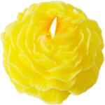  Lumanare Parfumata, Model Trandafir, Ardere 10h, 70 g, 7.5 x 3.5 cm, Parfum de Citrice, Galben (134147)