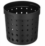 Plast Team Tárolókosár Kosár rendszerező kerek műanyag Seoul 1, 3L fekete (Seoul M okrągły)