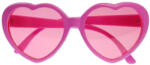 PartyDeco Napszemüveg, Rózsaszín, szív (LUFI537221)