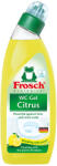 Frosch WC tisztító gél 750 ml Frosch Citromos (49967) - irodaszerpiac
