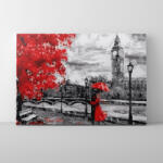 Makana Szerelem a Temzén - Számfestő készlet, kerettel (40x50 cm)