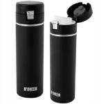 N'OVEEN Légmentesen Záródó Termosz Bögre 400ml Fekete Noveen TB510 SS304 (TB510)