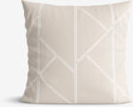 Goldea pamut párnahuzat - geometriai vonalak lattén 50 x 50 cm