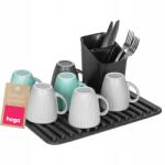 hoga 1002 Szőnyeg Evőeszköz Cseppegtető fekete Szett (HGZ1002 CZARNY)