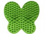 Unison Lábmasszázs szőnyeg, pillangó, zöld (8595043400280)