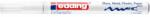 edding Marker cu vopsea Edding 753, varf caligrafic, 1-2.5 mm, uscare rapida, alb (ED753049)