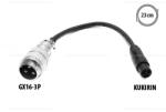  Töltő átalakító adapter GX16-3P-ről Kukirin csatlakozóra