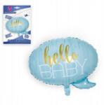  Ouda Party -Kék alumínium lufi párbeszédes ablakkal