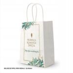  Arany színű ajándéktasak levéllel