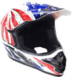 Roy Casca motocross atv, SAFEBET HF-115 Q183, culoare albastru rosu, marime XL (ROY28572) - mxenduro