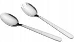 Florina Saláta Szervirozó Eszközök Evőeszköz Készlet Kanál Villa Rozsdamentes Acél 2db (LENA DO SAŁATY)