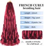  Szintetikus haj Zsinór Felcsatolható Zsinór 8 Csomag (75g/csomag) (MX-00023579)