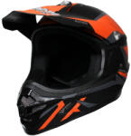 Roy Casca motocross atv, SAFEBET HF-115 Fly-O, culoare negru mat portocaliu, marime XL (ROY32187) - mxenduro