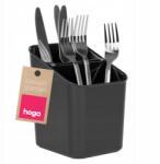 hoga 1012 Csepegtető Evőeszköztartó, fekete (HG1012 CZARNY)