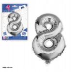  Ouda Party -34 inch-es ezüst digitális fólia lufi 8