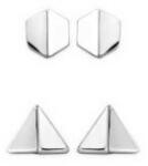 VICTORIA Ezüst színű fülbevaló szett (VBNAB78100) - perfectbaby