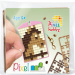 Pixelhobby Pixel kulcstartókészítő szett 1 kulcstartó alaplappal, 3 színnel, ló (23113) (PXL-23113) - perfectbaby