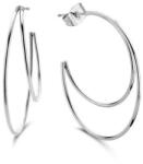 VICTORIA Ezüst színű karika fülbevaló (VBKAB80700) - perfectbaby