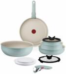 Tefal Set vase de gatit Tefal Ingenio Serenity 11 piese design compact antiaderent Mineralia (L828SB04)
