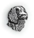 Brown Insignă de vânătoare Cocker Spaniel