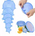 Kamaju Szilikon Ételfedő Univerzális Rugalmas 6 Db 6, 5-20CM (hg2032)