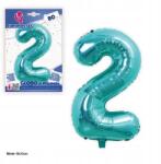  Ouda Party -80cm kék Tiffany digitális lufi