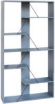 PAKOWORLD Biblioteca Tars, Gri, 84x26x154 cm (304-000010) Biblioteca