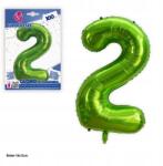  Ouda Party -100cm Zöld Fólia lufi Szám 2