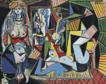 iPicasso Set pictura pe numere, cu sasiu, Femeile din Alger - Picasso, 40x50 cm (PC4050682)