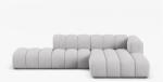 Micadoni Coltar Lupine cu 5 locuri, colt pe partea dreapta si tapiterie boucle, gri deschis (MIC_RCO_101_F1_LUPINE4)