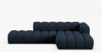 Micadoni Coltar Lupine cu 5 locuri, colt pe partea dreapta si tapiterie boucle, albastru inchis (MIC_RCO_101_F1_LUPINE5)