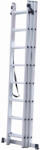 Wertcraft Scara combinata din aluminiu Wertcraft TOOLS JL-207-3X8, 5 metri, 3x8 trepte, greutate maxima 115 kg (MST-JL-207-3X8)