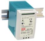 Mean Well DRC-100B 24V 100W tápegység + akku töltő DIN (DRC-100B)