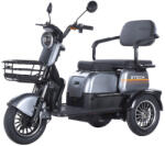 Z-Tech ZTech-16A, Ólomsavas 60V, 20Ah, 1200W, 25 km/h, 3 kerekű, Elektromos jármű, differenciálműves *E-MOVE* szürke