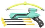 Teddies Pistol/arbaleta cu arc pentru ventuze plastic 25cm + sageti 3 buc la cutie 36x21x5cm (00311985)