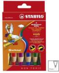 STABILO Arka Crayons Stabilo Woody 3 în 1 set de 6 buc (0010139)