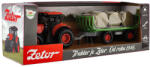 Teddies Tractor Zetor cu bara de remorcare si baloti plastic 36cm (00861300)