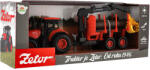 Teddies Tractor Zetor cu bara de remorcare si brat de incarcare (00861301)