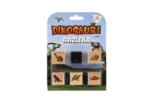 Teddies Timbre din lemn 5+1 cu perna dinozaur 3x3cm pe carton (00850980)