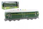 Teddies Locomotiva/Tren plastic verde 35cm actionata cu baterie cu sunet si lumina in cutie 41x16x12cm (00850136) Trenulet