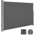 SONGMICS Oldalsó Napellenző, Kihúzható, 160 x 350 cm, Antracit (GSA165G)