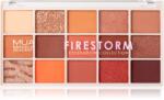 MUA Makeup Academy Eyeshadow Collection 15 Shade Palette szemhéjfesték paletta árnyalat Firestorm 12 g