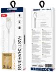 Jellico kábel KDS-30 Lightning 3.1A 1M Fehér