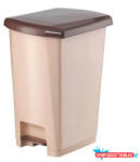 Planet Szemetes kuka pedálos műanyag 40 literes barna UP402-210 (63684) - nyomtassotthon