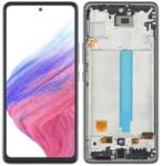 Tradebit Kijelző Samsung Galaxy A53 5G (SM-A536), OLED, kerettel, fekete, LCD, érintőképernyő, legjobb minőség (9107)