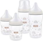 Nuk Комплект шишета NUK Perfect Match - TC, РР, 0 м+, 4 части, дъга (10225350) - ozone
