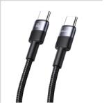 USAMS USB-C to USB-C kábel 60W 1.2m alumínium ötvözet adatkábel SY Series SJ724USB01 (US-SJ724)