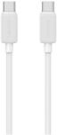 USAMS KY sorozatú US-SJ696 töltő- és adatátviteli kábel, USB-C - USB-C, 60W, 480 Mbps, 2m, fehér