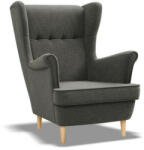 GreenSite Uszak Mini fotel, fonott, fekete